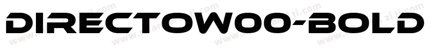 DirectoW00-Bold Regular字体转换